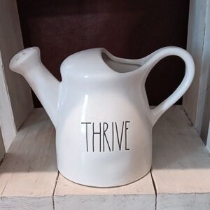 Rae Dunn White Ceramic Watering Can